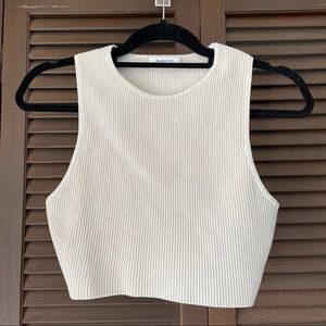 Babaton Sculpt Knit Racer tank